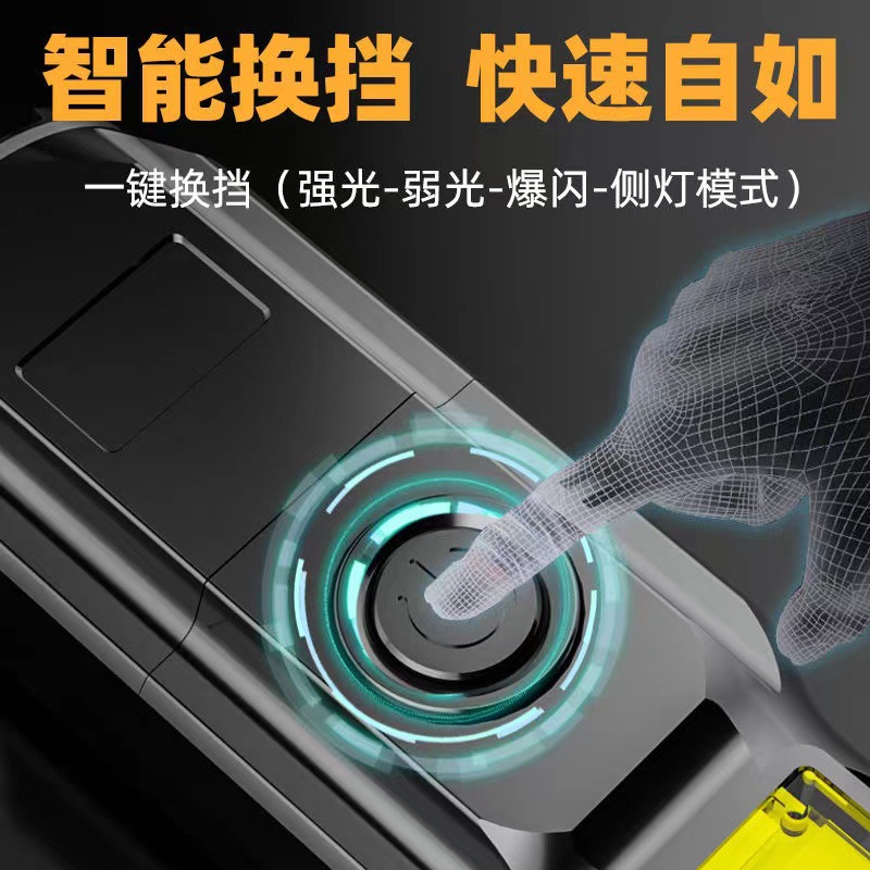 Nuevo hogar al aire libre recargable LED zoom mini linterna portátil táctica COB linterna por mayor