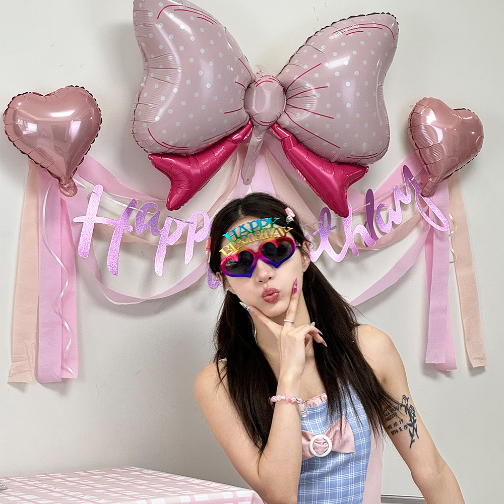 Gafas Decorativas con Letras Happy Birthday de Plástico ABS Galvanizado para Fiesta de Cumpleaños image 12