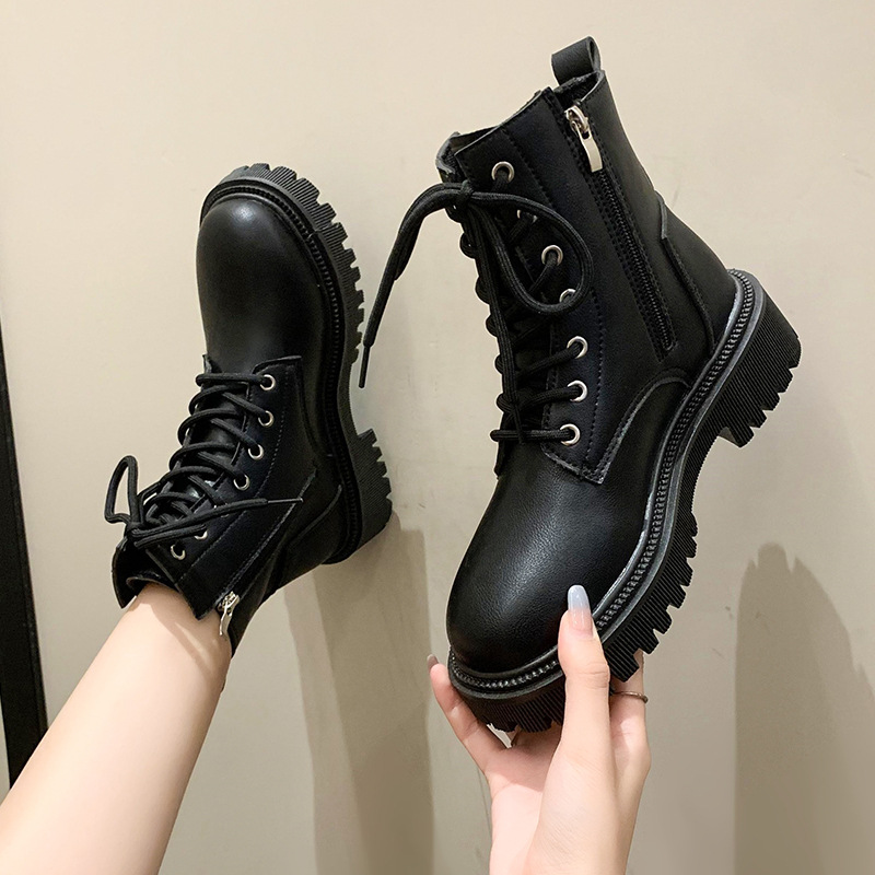 British style Martin boots for women 2025 new fashion slim single…