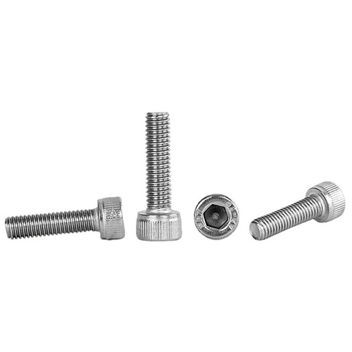 304 stainless steel cylindrical head hexagon socket screw DIN912 cup head bolt nail M1.6 M2M2.5M3M4M5M6