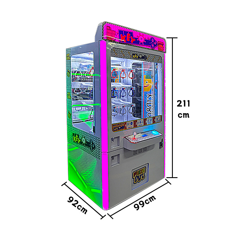 Máquina de regalo a gran escala Máquina de caja ciega que toma monedas Empuje la máquina de llaves de la ciudad de los videojuegos