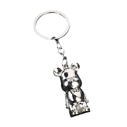 Bear Metal Car Key Jewelry Violent Bear Keychain Pendant Creative Gift Bag Accessories Wholesale
