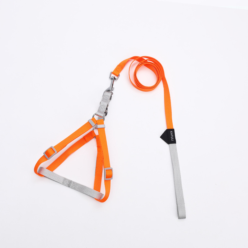 Cuerda de tracción para gatos, correa para el pecho, anti-liberación, cuerda para gatos, linda bola de pelo, especial para salir, ajustable para todas las estaciones