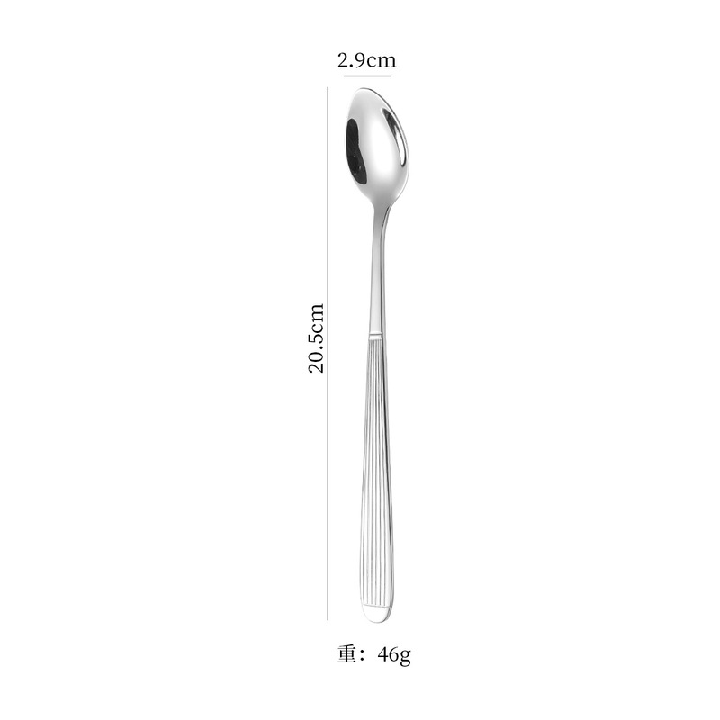 クロスボーダー新品304ストライプステンレスローマ柱食器鏡面ナイフフォーク洋食ステーキスプーンフォークセット|undefined