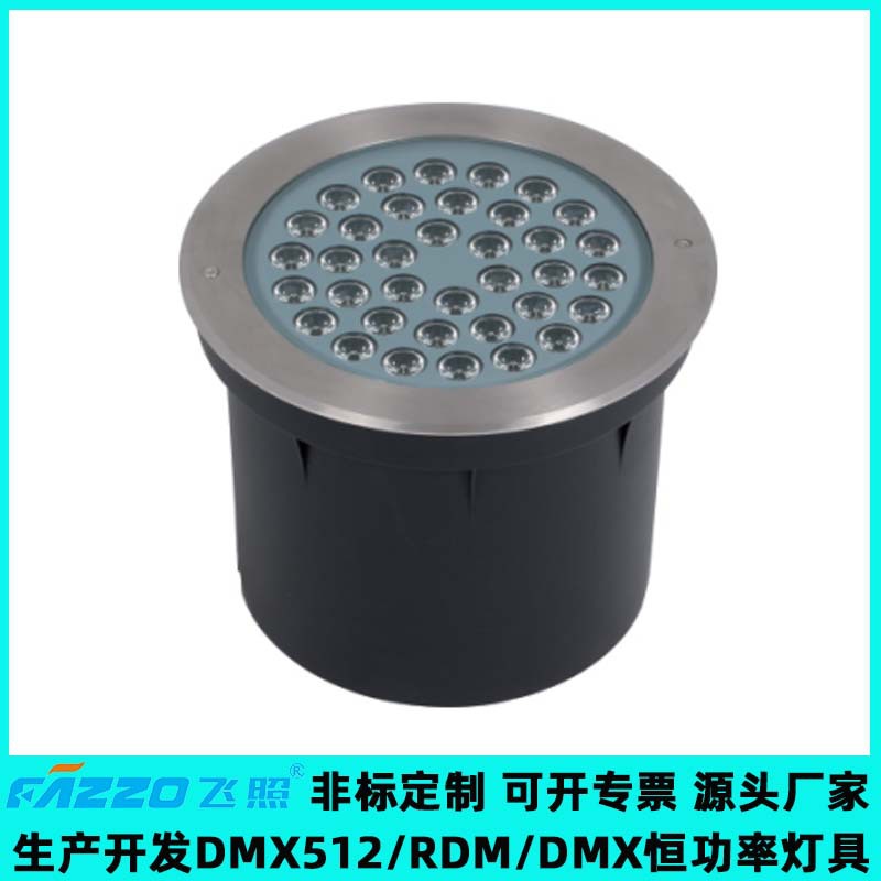 LED48W54W嵌入式不锈钢地埋射灯别墅园林庭院市政广场栈道暖光全