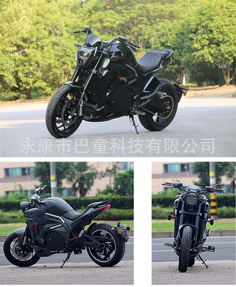 Cross-Border Export of Russian High-Speed Electric Motor Motorcycle Diavel Big Devil Motorcycle 72V Lithium Battery