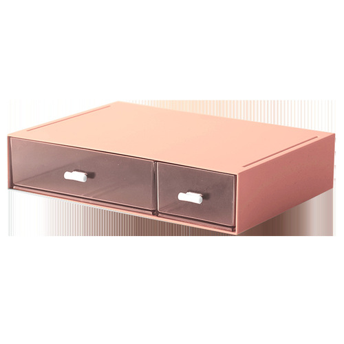 Plastic desktop cosmetics storage box drawer-type jewelry box free combination multi-layer stackable storage box