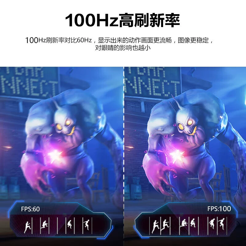 AOC 27-дюймовый 2K HD монитор, IPS-экран, узкая рамка, поддержка настенного крепления, низкий уровень синего света, без мерцания