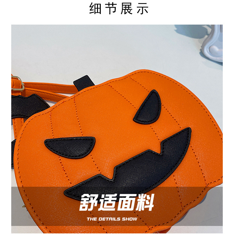 Halloween Funny Pumpkin 2023 Nuova borsa da donna monospalla Moda Contrasto colore Creatività personalizzata Alla moda_voghion.com
