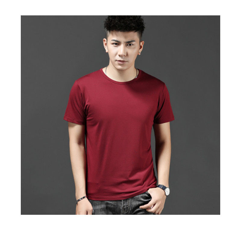 Trend shirt with a round collar