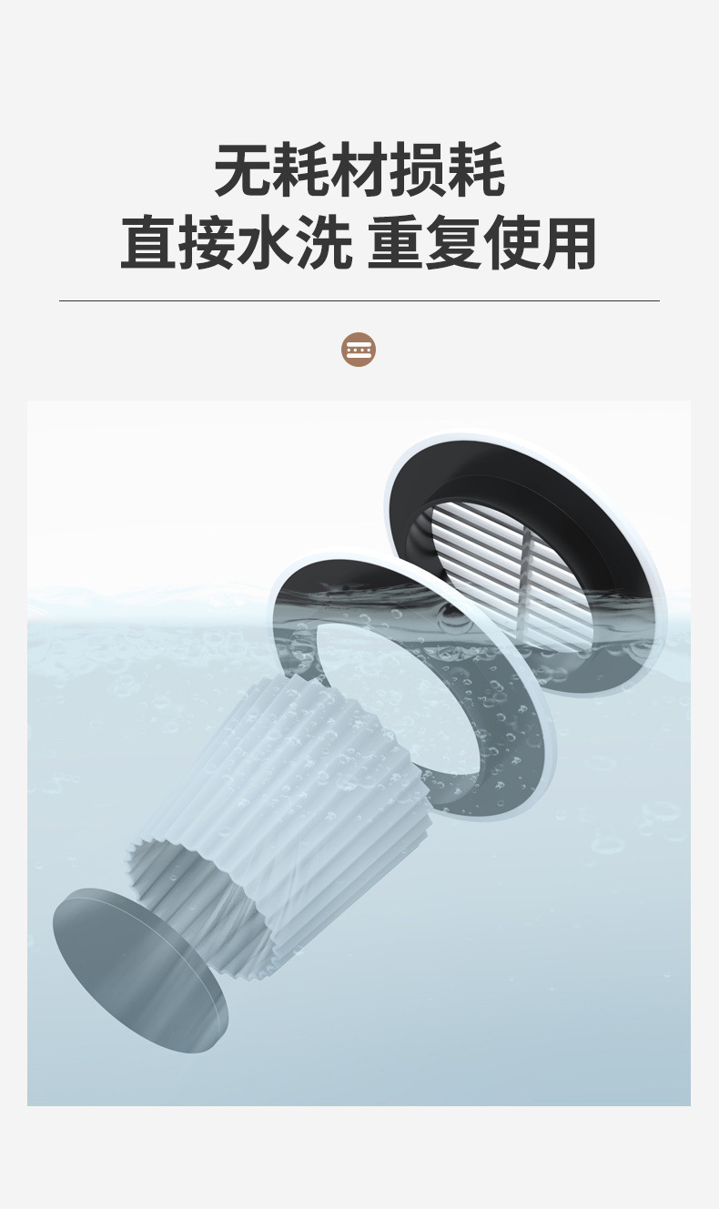 Cross-border new wireless car vacuum cleaner household rechargeable high-power portable handheld car vacuum cleaner