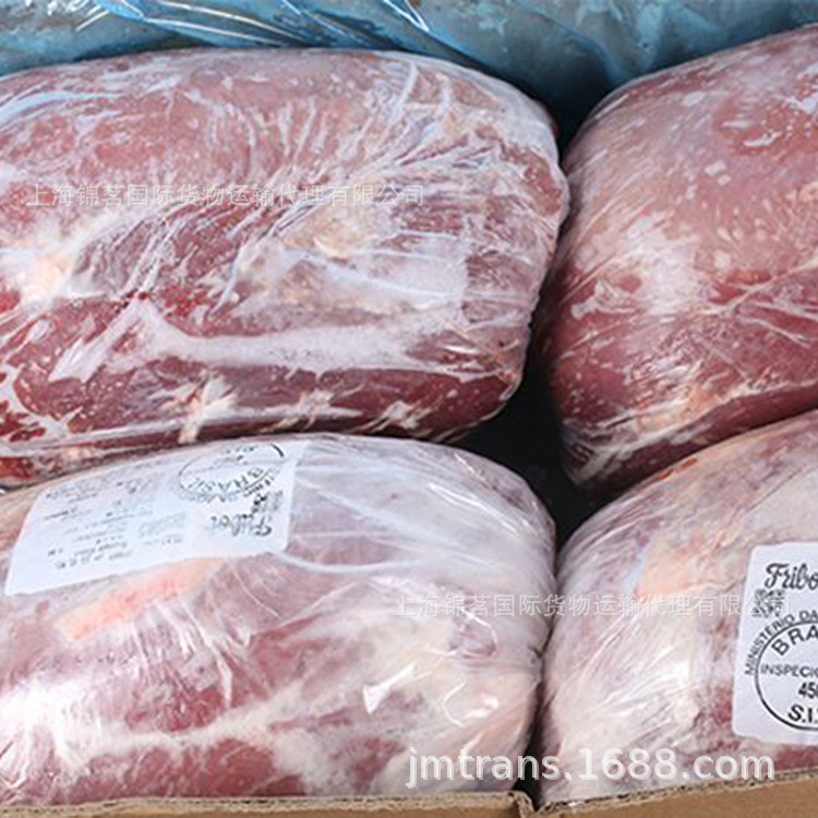 进口冻品 冷链食品 冷冻鸡翅 冷冻鸡爪 清关拖车 冷链物流