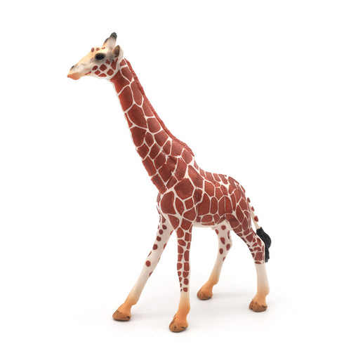 New Simulation Giraffe Model PVC Solid Wild Animal Decorative Ornament Children's Early Education Animal Toy