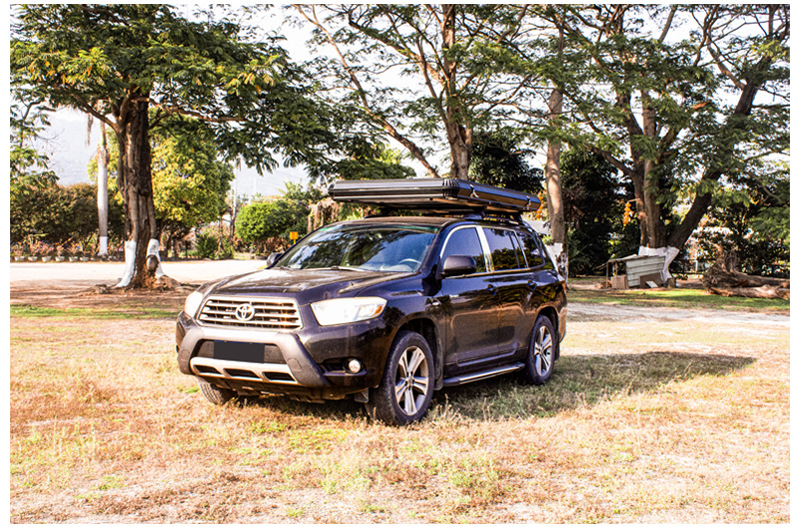 Roof Tent Manufacturer Direct Supply Cross-Border New Product Alloy Quick-Open Automatic Waterproof Car-Mounted Quick-Open Camping Outdoor Off-Road