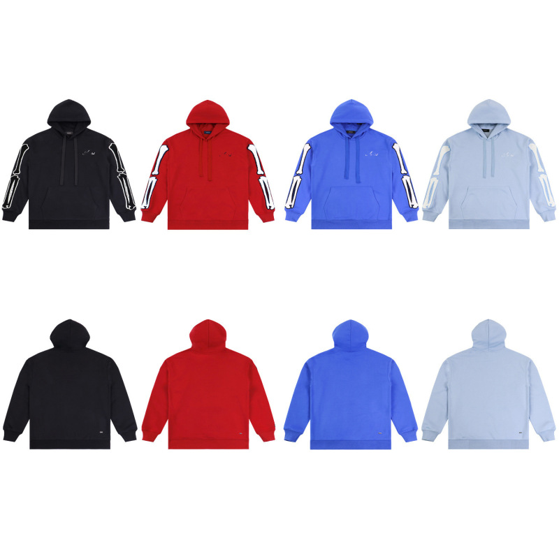 Autumn New Style Sweatshirt with Ami Embroidered Letters, Towel Embroidery, Sporty Fashion Trend, Men's Loose Casual Hoodie