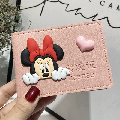 Multimediya və saxlama aksesuarları – case cute girl - right-driving-pink-set-small-lying-minnie-pink-love-2-card-position