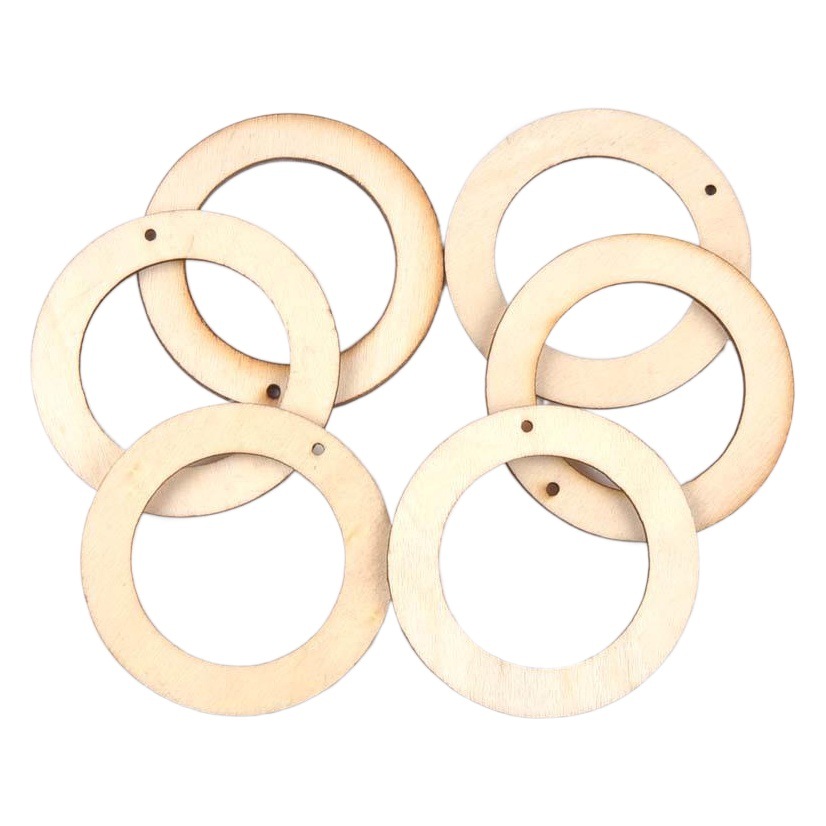 diy jewelry accessories wooden pendant ring pendant earrings AliExpress Hot Selling U-shaped pendant spot wholesale