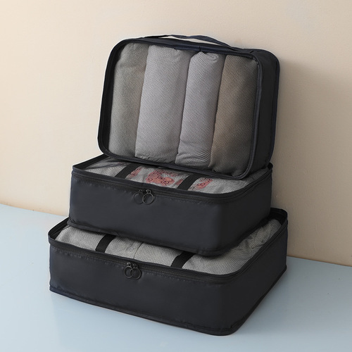 Light luxury twill travel storage bag | Simple luggage bag for business trips | Multi-functional, lightweight, breathable, and perfect for storing clothes