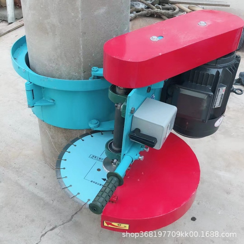 晟合水泥管桩切割机 多功能抱箍管桩切桩机 卡箍式空心桩切割机