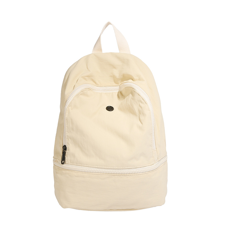 2025 nueva mochila para niños, color sólido simple, mochila de gran capacidad para niños y niñas