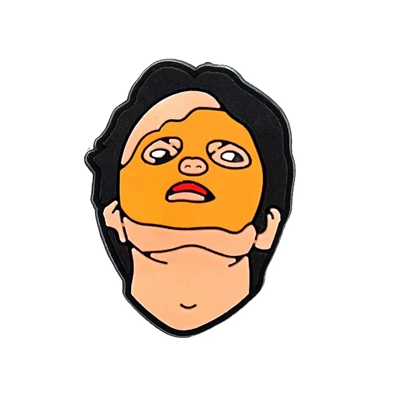 Comercio electrónico transfronterizo al por mayor zapatos de goma suave zapatos de flores accesorios PVC de dibujos animados veneno mortal experto agujero Zapatos de flores hebilla