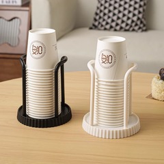 軽くて豪華な使い捨てのコップの棚の浄水器の紙の杯のお茶のトレーの収納棚のミルクティーの喫茶店のお茶のトレーの台所は杯の器を取ります。