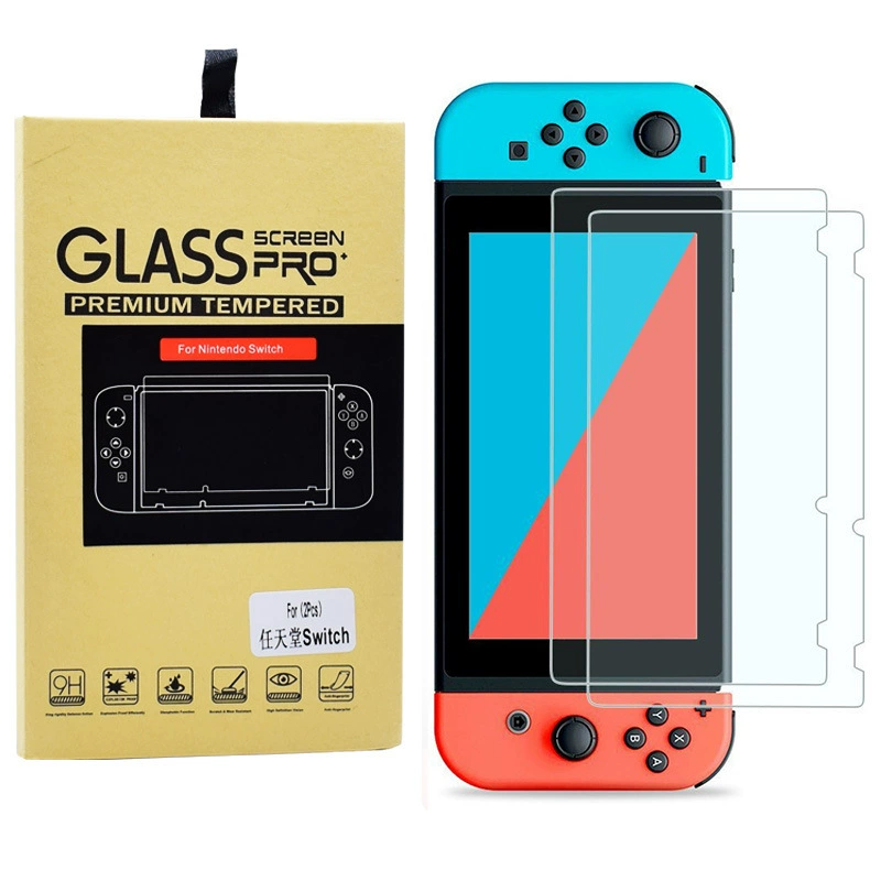 Защитное стекло (Nintendo Switch), упаковка из крафт-бумаги, варианты 1–3 шт.