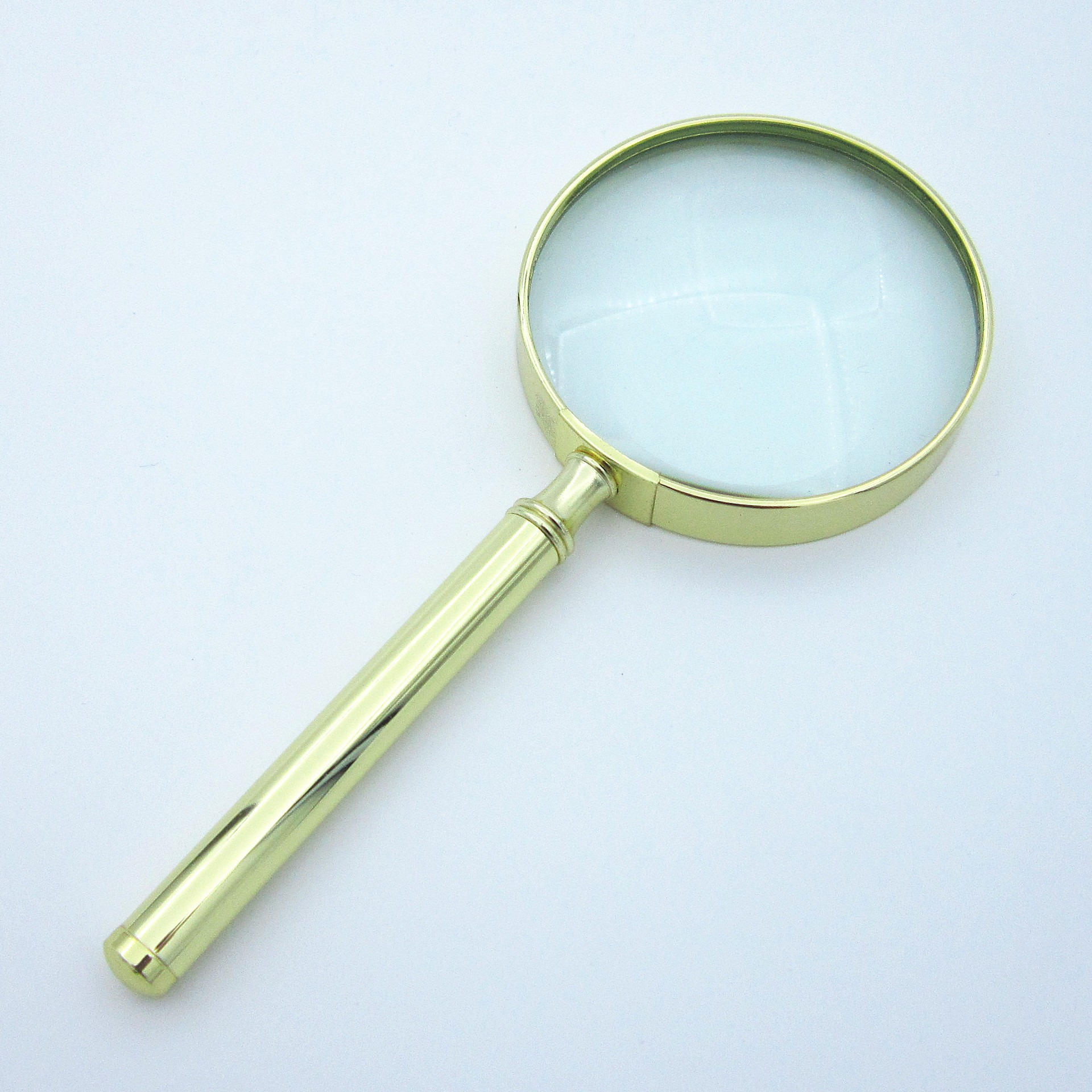 全铜金属高倍放大镜30倍成像清晰放大镜光学玻璃阅读手持放大镜