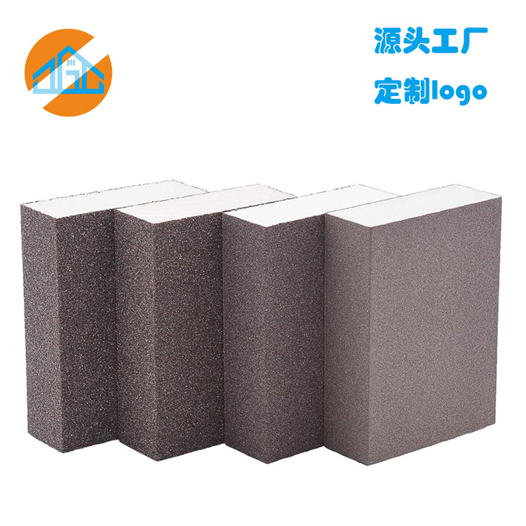 源头工厂金刚砂海绵砂块海绵砂纸油漆抛光打磨木工工艺品打磨面漆