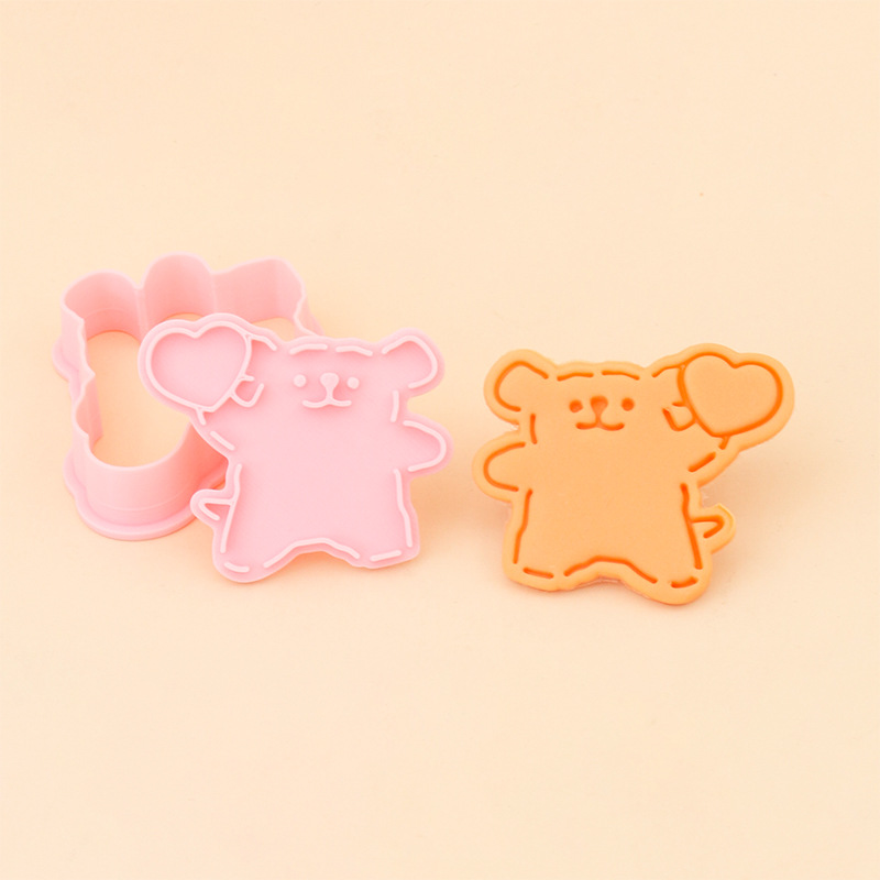 Molde para galletas con forma de cachorro y dibujo de línea, con patrón de dibujos animados en 3D, herramienta realista para hacer galletas de mantequilla DIY. image 16