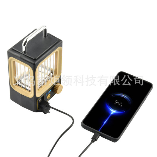 Cross-border new solar camping lamp stepless dimming portable tungsten lamp portable rechargeable tent lamp