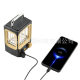 Cross-border new solar camping lamp stepless dimming portable tungsten lamp portable rechargeable tent lamp