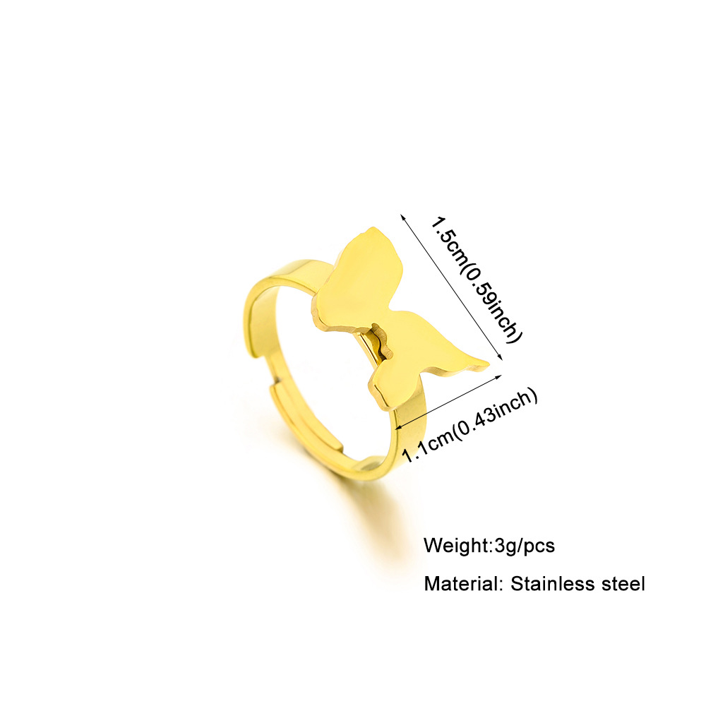 6g Weight Electroplating Gold Plating Process Real Gold Plated Plating Material Adjustable Ring Classification 1 Piece Quantity Real Gold Plated Map Titanium Steel Retro Ethnic Style Waterproof Non Tarnish Adjustable Ring