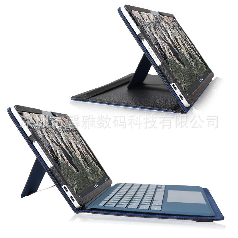 For HP chromebook x2 11 protective case HP Google system tablet leather case PU can be installed keyboard