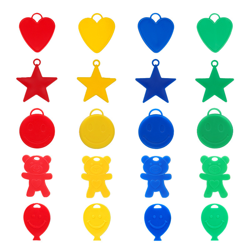 Baonuo 8g Balloon Decoration Props Helium Balloon Weight-Bearing Block Hanging Colorful Pendant Birthday Party Decoration Props