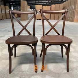 厂家批发生产树脂拆装交叉背椅 树脂交叉背椅 拆装交叉背椅子