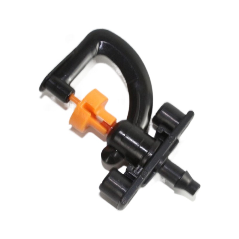 7.5mm Snap-G rotatorio micro-rociador + Snap-Shaped Jigsaw invernadero vegetal rociador lluvia suave