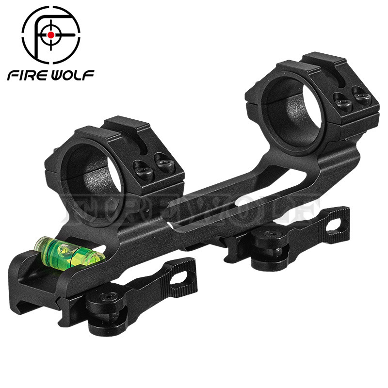 Firewolf 新款41100高品质连体后延瞄夹25/30MM 5055D  快拆水平