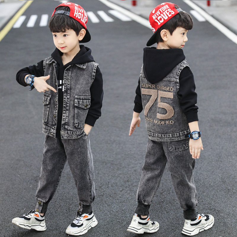 Autumn children's denim set for boys