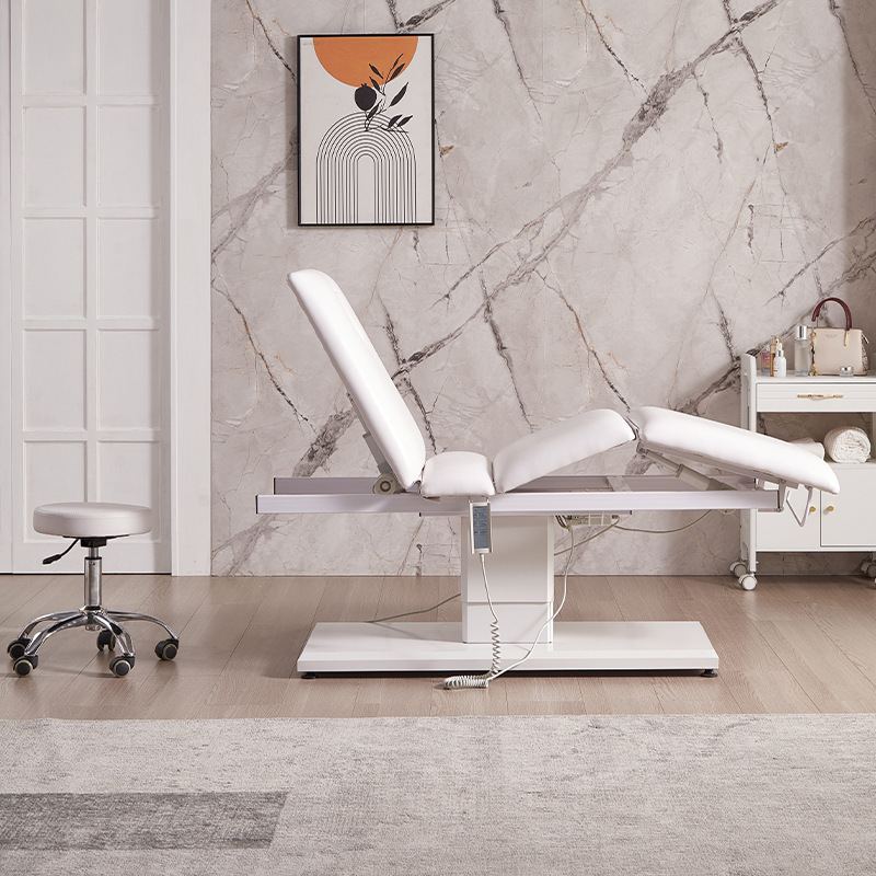 Cama de belleza elevadora totalmente eléctrica suministrada directamente por fábrica, cama multifuncional de masaje especial para sala de belleza