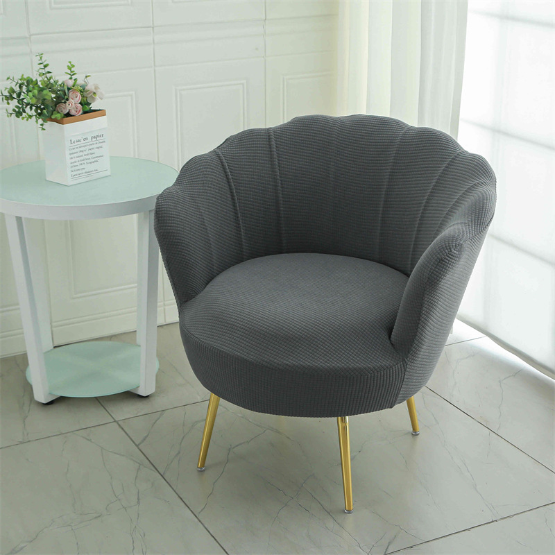 Cubierta de silla de pétalo nuevo jacquard elástico Four Seasons Universal maquillaje silla palillos cubierta arco anti-gato cero