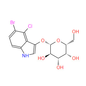 5-溴-4-氯-3-吲哚半乳糖苷  酶底物   cas  7240-90-6