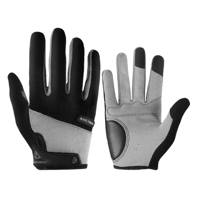 Guantes de Ciclismo de Microfibra Resistentes a la Abrasión, Transpirables, Acolchados, Antideslizantes, con Pantalla Táctil, Dedos Completos, para Bicicleta de Montaña, Venta al por Mayor