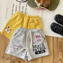 【现货】日系童装中古DD儿童夏季企鹅刺绣针织休闲短裤