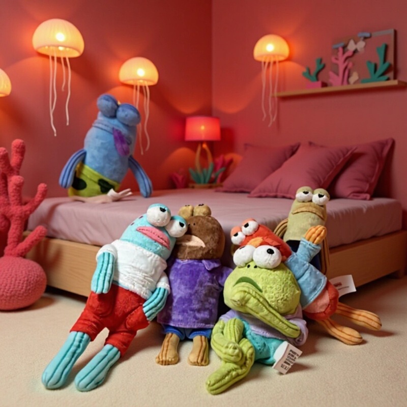 Plush Doll, Ugly and Cute Fish, Cute and Creative Backpack, Mobile Phone, Car Key Pendant, Couple Student Gift