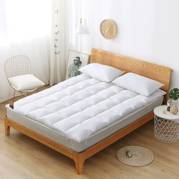 Goose Feather Down Mattress Cushion Five Star Hotel Goose Down Thickened Bed Mattress Tatami Comfortable Mat Household Cushion Quilt