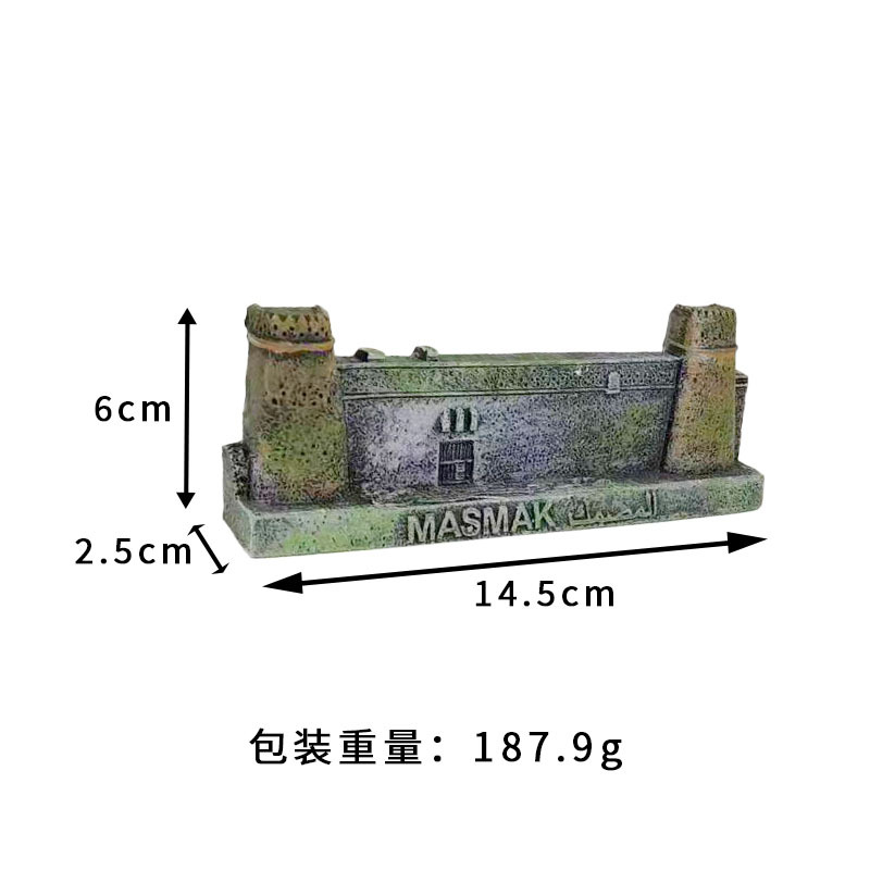 Resina pared Castillo micro paisaje acuario pecera paisaje natación peces jugar escondite decoración del escritorio de la casa