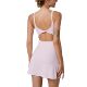 Cross-border Yoga Fitness conjoined Tennis Skirt with Chest Pad Beautiful Back Outdoor Thin Shoulder Strap Anti-running Light Sports dress