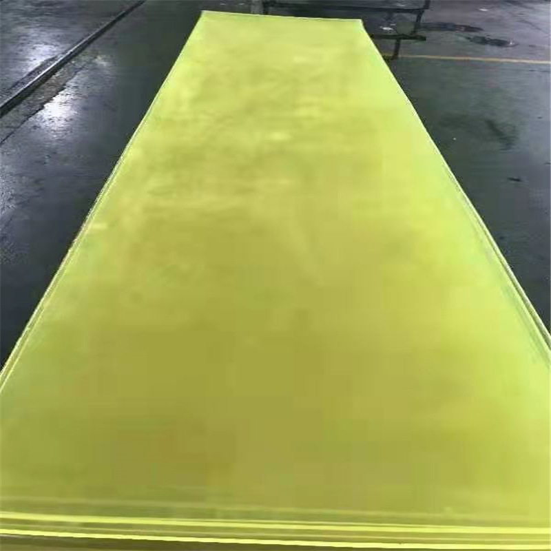 聚氨酯衬板弹性缓冲垫板减震聚氨酯板黄色pu板牛筋板优力胶板方块