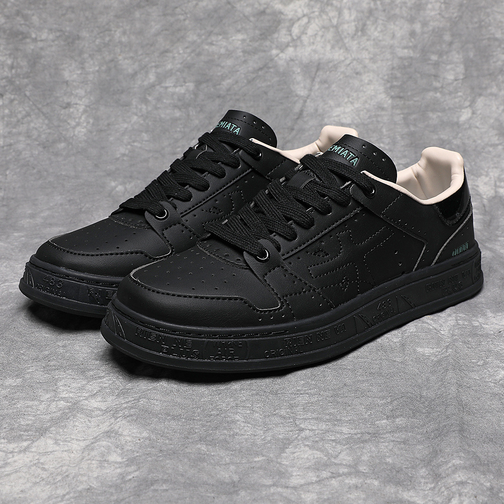 Comercio exterior transfronterizo nuevos zapatos masculinos premium, suela gruesa transpirable, zapatos deportivos casuales de cuero anti-pelú.